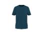 T-shirt bleu sarcelle foncé à manches courtes et col rond
