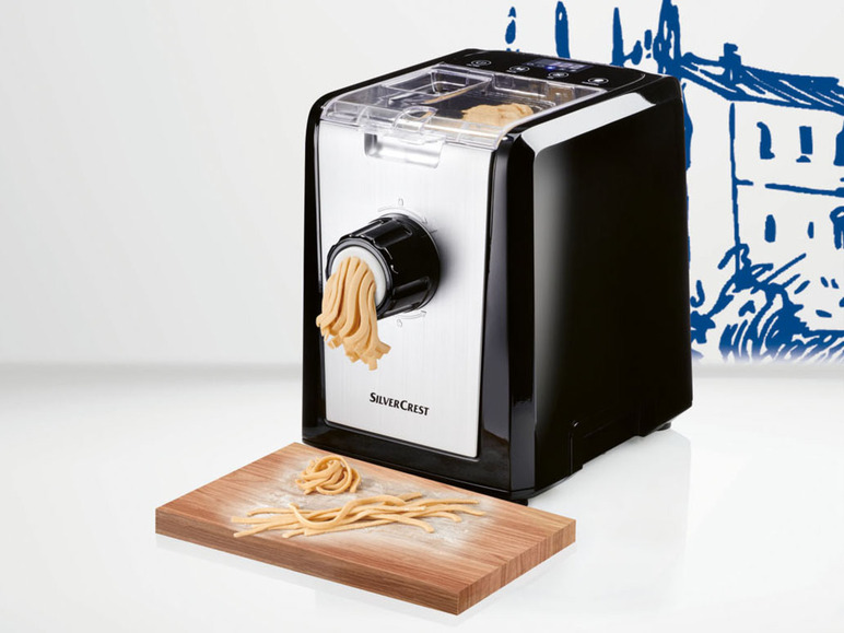 Ga naar volledige schermweergave: SILVERCREST® KITCHEN TOOLS Elektrische pastamachine, 220 W, 8 opzetstukken - afbeelding 6