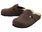 Sabots marron pour homme Esmara avec boucle