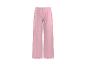 Roze broek met wijde pijpen en stippen