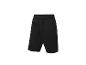 Shorts noirs à cordon de serrage.