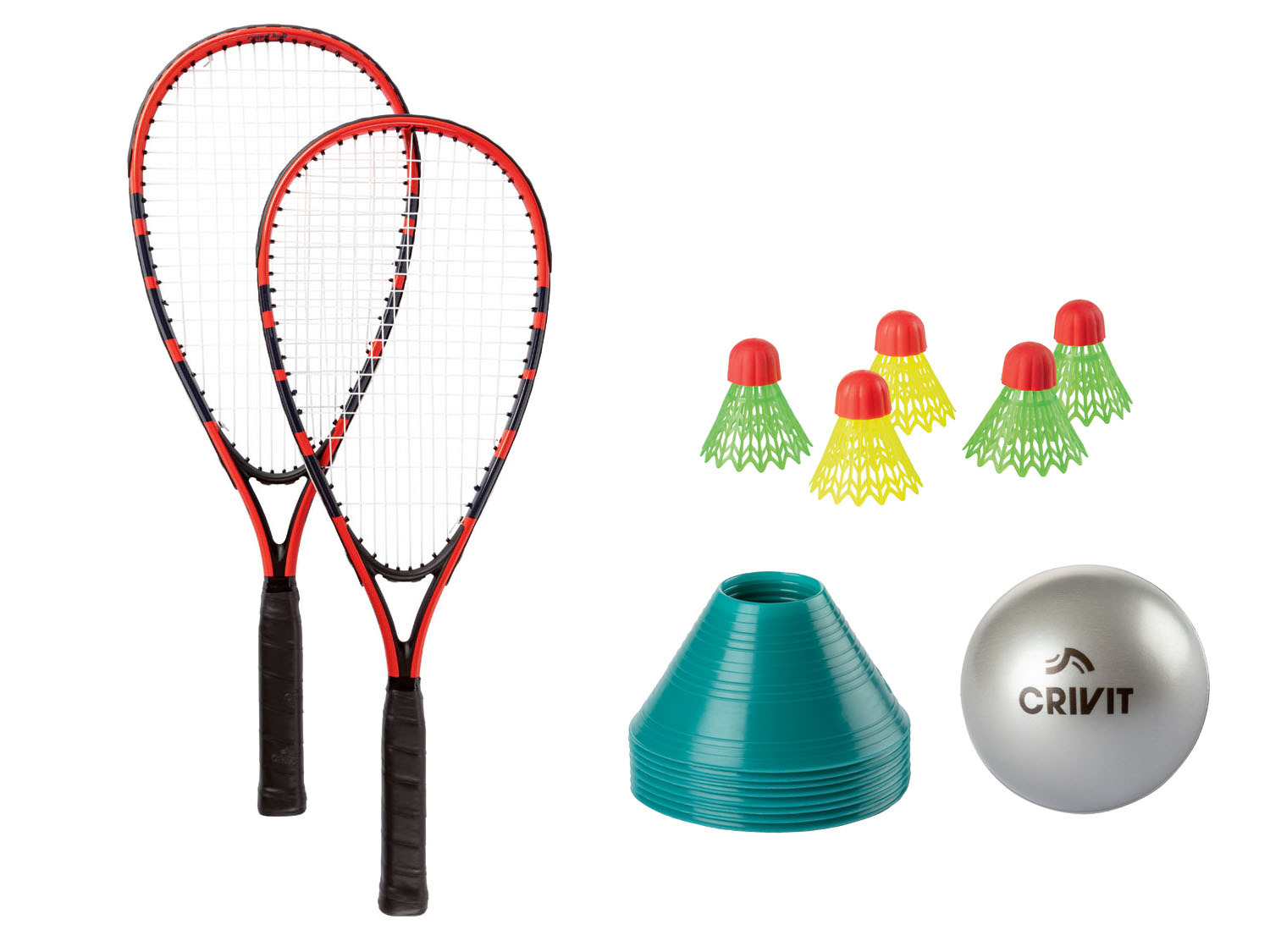 CRIVIT Set de speed badminton