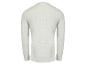 T-shirt gris clair à manches longues pour homme, vue de dos