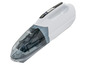 Een Bosch handstofzuiger met een transparant stofreservoir.