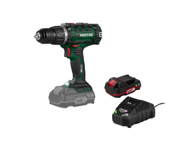 Perceuse-visseuse sans fil avec batterie et chargeur 20 V PARKSIDE® PABS20