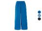 Pantalons amples bleu vif, disponibles aussi en motifs et bleu marine.