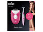 Braun Silk-épil 3 epilator en bikini trimmer voor haarverwijdering.
