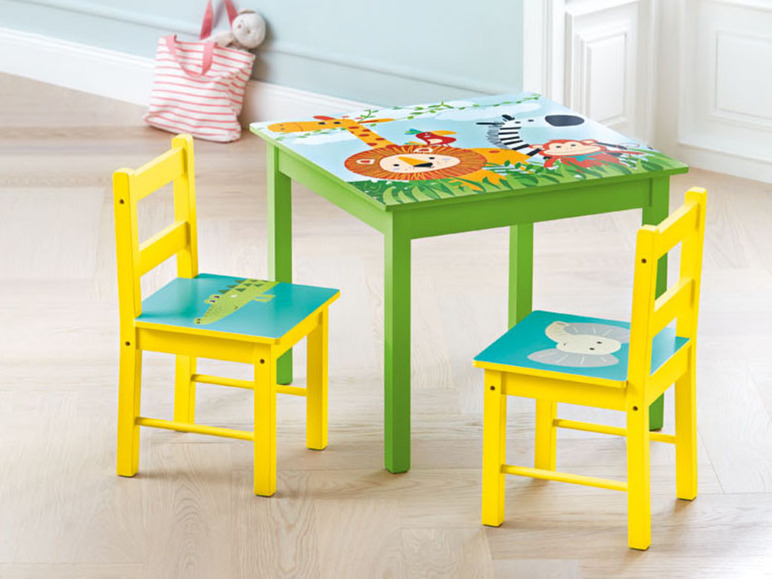 Aller en mode plein écran LIVARNO home Table pour enfants avec 2 chaises - Photo 4