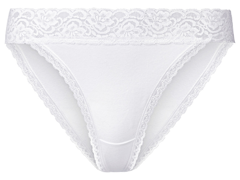Ga naar volledige schermweergave: esmara® Set van 5 minislips met kant - afbeelding 3