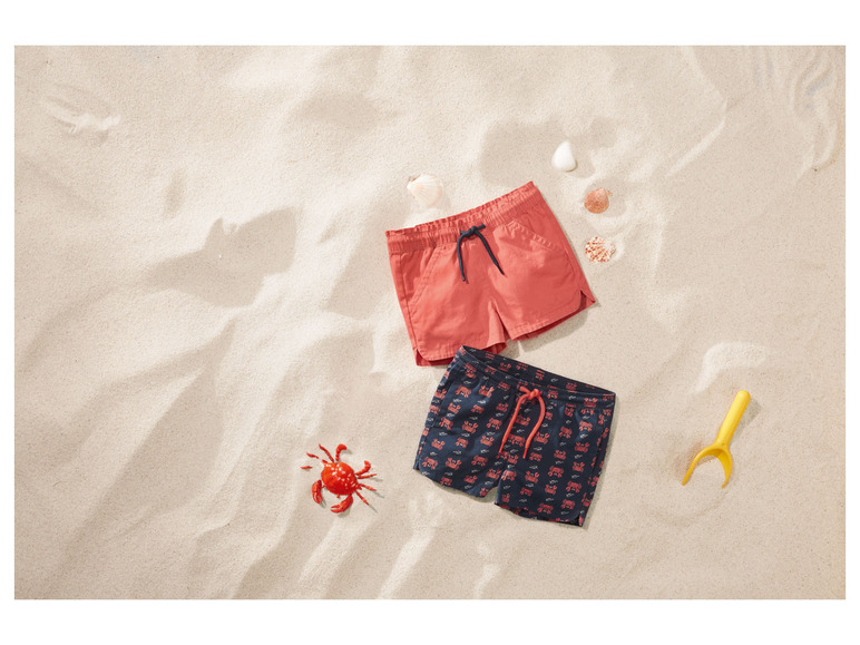 Aller en mode plein écran lupilu® Set de 2 shorts en coton - Photo 6
