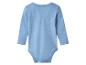 Lichtblauwe romper met lange mouwen voor baby's