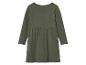 Robe verte à manches longues pour fille.