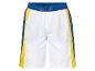 Shorts blancs avec bandes colorées