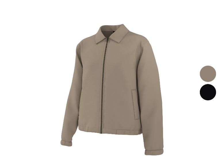 Herenjas in beige met rits en twee kleuropties.