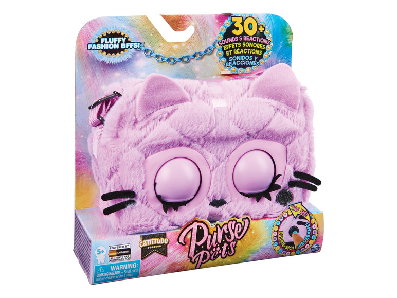 Aller en mode plein écran Spinmaster Sac pour enfants Purse Pets en peluche - Photo 4