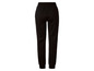 Pantalon de survêtement noir avec taille élastique.