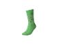 Chaussette verte avec trèfles et chiffres colorés