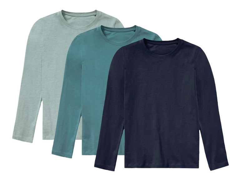 Ga naar volledige schermweergave: pepperts!® Set van 3 shirts met lange mouwen van een katoenmix - afbeelding 9