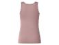 Roze basic damestop, achterkant