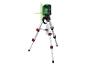 Parkside groene laserwaterpas met statief.