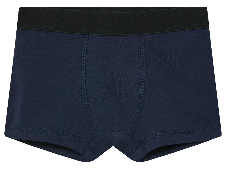 Boxers bleu marine, coupe classique.