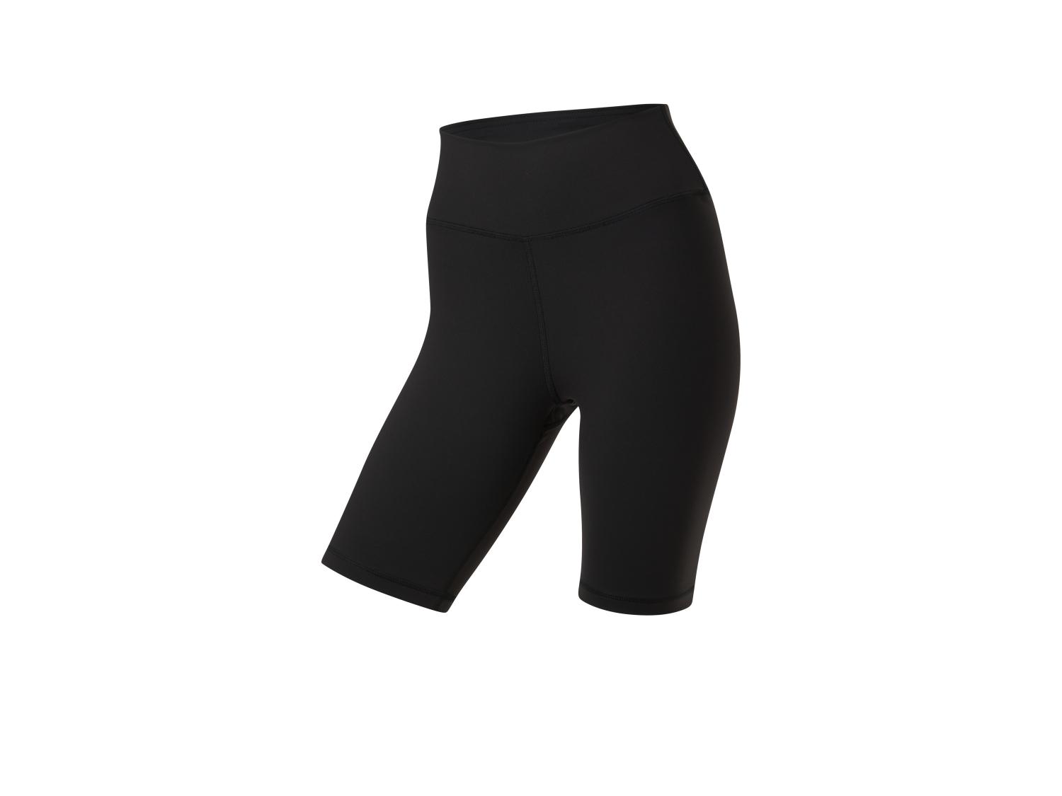 Short Cyclisme Femme Crivit – Rembourré, Noir, Taille 14 (M/L), Style Capri