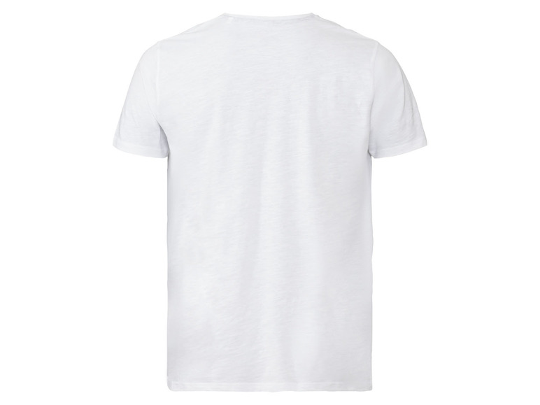 Aller en mode plein écran LIVERGY® T-shirt en coton avec col rond - Photo 4