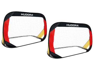 HUDORA Lot de 2 cages de football pop-up
