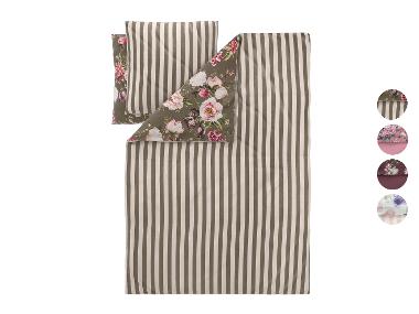 LIVARNO® Housse de couette réversible en satin microfibre, 260 x 240 cm