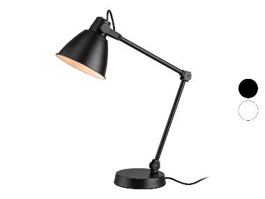 LIVARNO HOME Lampe de bureau LED, avec bras articulé à ressort inclinable.
