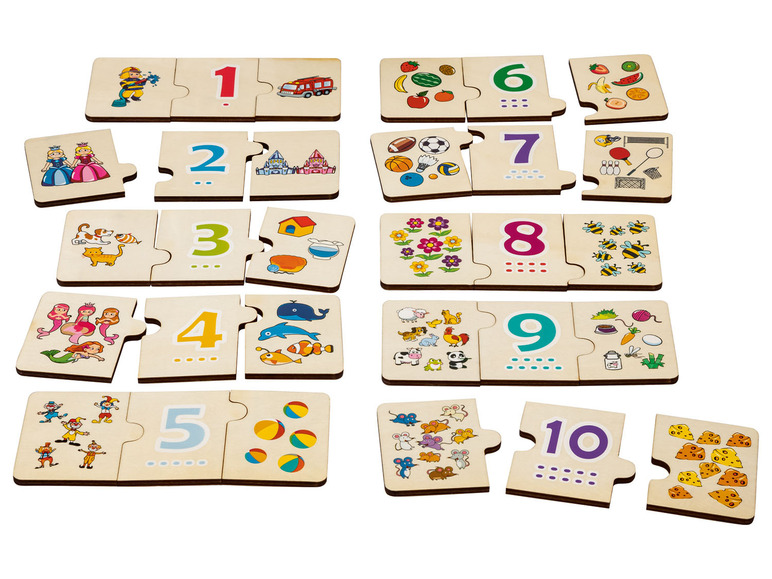 Ga naar volledige schermweergave: Playtive Educatieve houten puzzel - afbeelding 10
