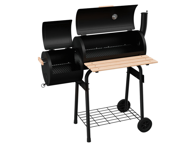 Ga naar volledige schermweergave: GRILLMEISTER Houtskool smoker barbecue - afbeelding 3