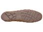 Bruine mocassinzool met antislip profiel
