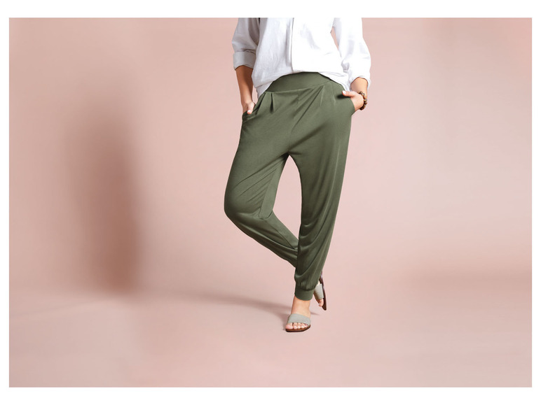 Aller en mode plein écran esmara Pantalon d'été léger avec taille élastique - Photo 6