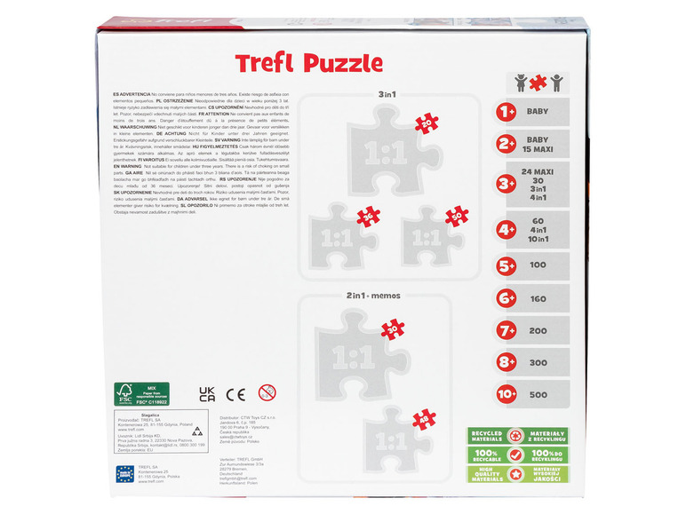 Ga naar volledige schermweergave: Trefl 3-in-1 puzzel - afbeelding 9