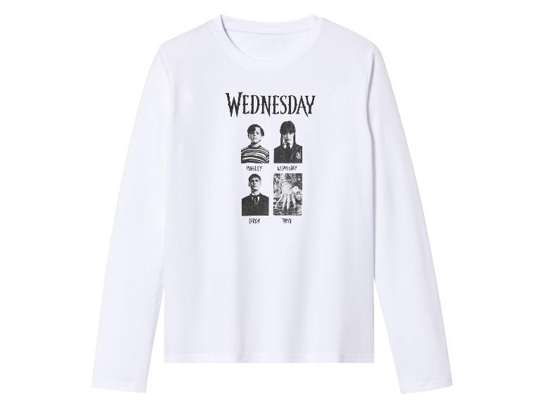 Wednesday Pyjama Mädchen 2-teilig - 100% Baumwolle Schlafanzug Größe 134-164