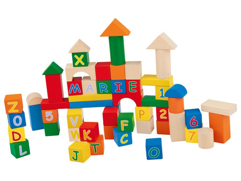 Ga naar volledige schermweergave: Playtive Trommel met houten speelgoed - afbeelding 7