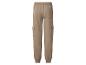 Pantalon de jogging marron avec poches cargo sur les cuisses et une poche arrière.