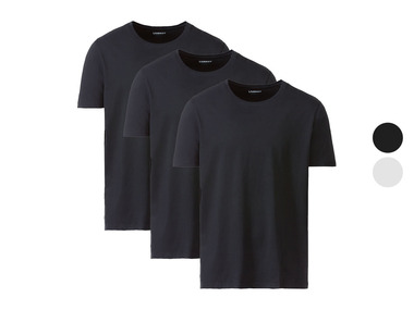 LIVERGY Set de 3 T-shirts en coton