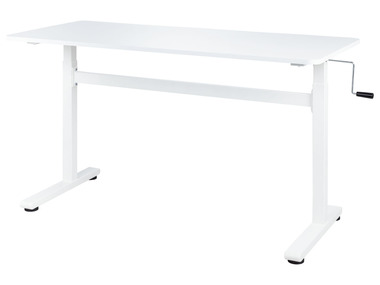 LIVARNO home Bureau, hauteur réglable, 140 x 70-117 cm x 60 cm