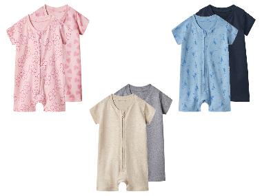 lupilu® Combinaisons de nuit bébé, 2 pièces