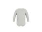Babyromper met lange mouwen, gebroken wit, achteraanzicht