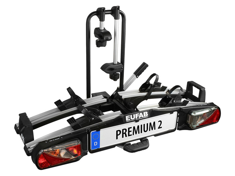 Ga naar volledige schermweergave: EUFAB Fietsendrager »Premium II«, voor 2 fietsen, afsluitbaar - afbeelding 1