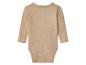 Body bébé beige à manches longues