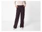 Pantalon rayé pour femme et chemisier beige