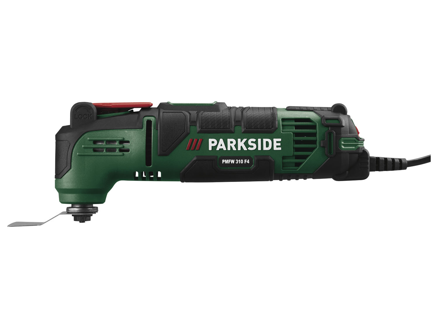 Parkside. Outil multifonction sans fil Parkside - Unité nue. Technologie  d'oscillation très polyvalente pour scier, couper, gratter et poncer Vert