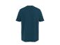 T-shirt bleu foncé à manches courtes, vue de dos