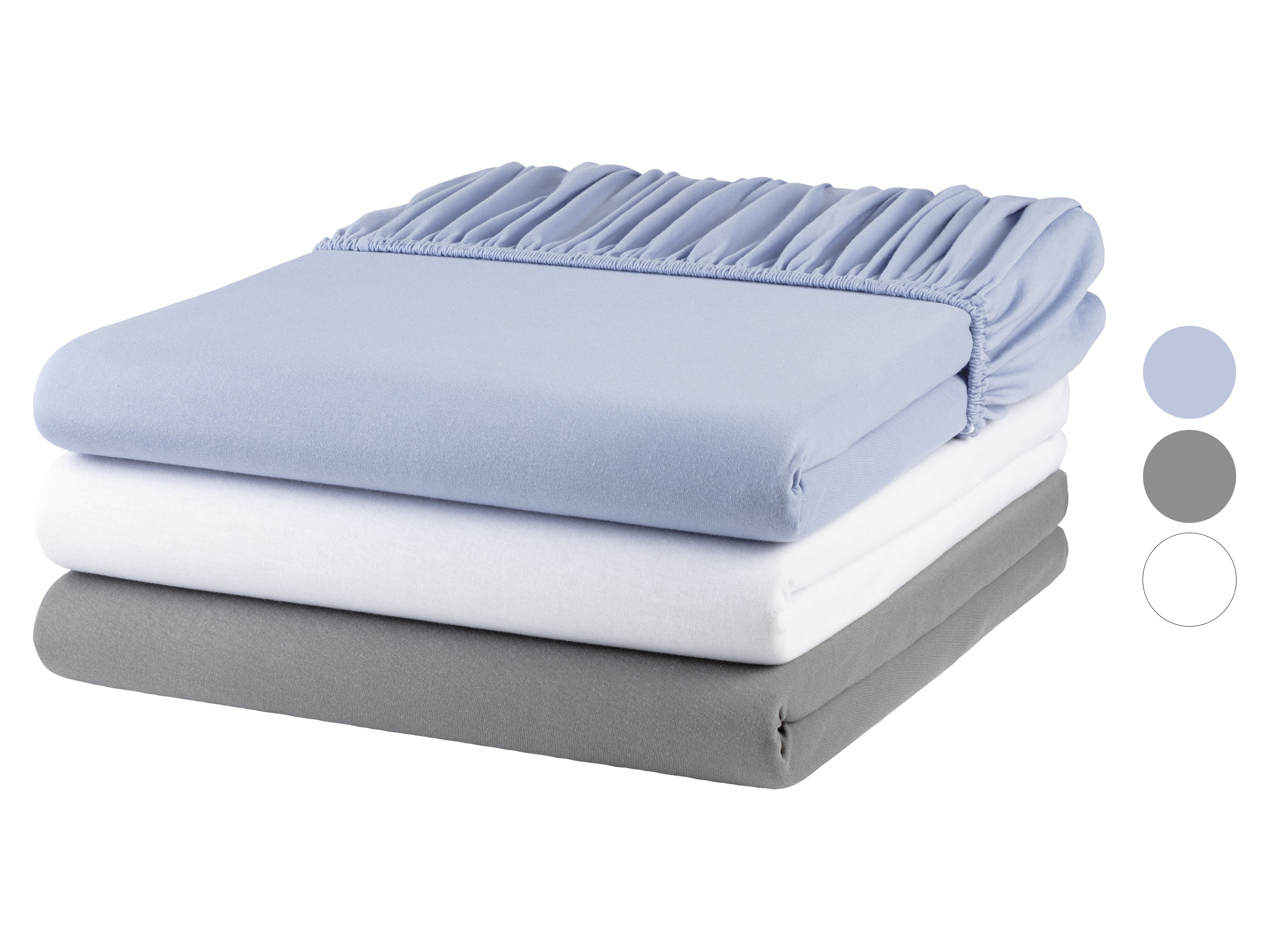 LIVARNO home Jersey hoeslaken, 140-160 x 200 cm