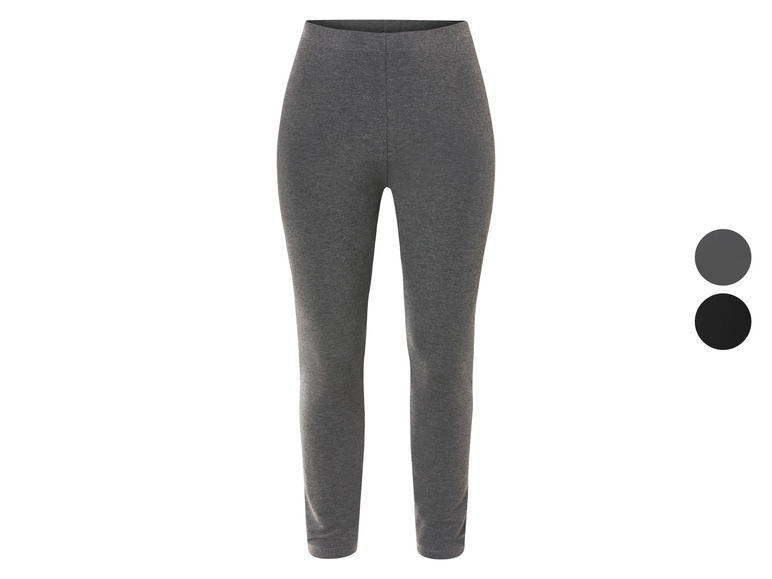 Leggings grises pour femmes en deux couleurs.