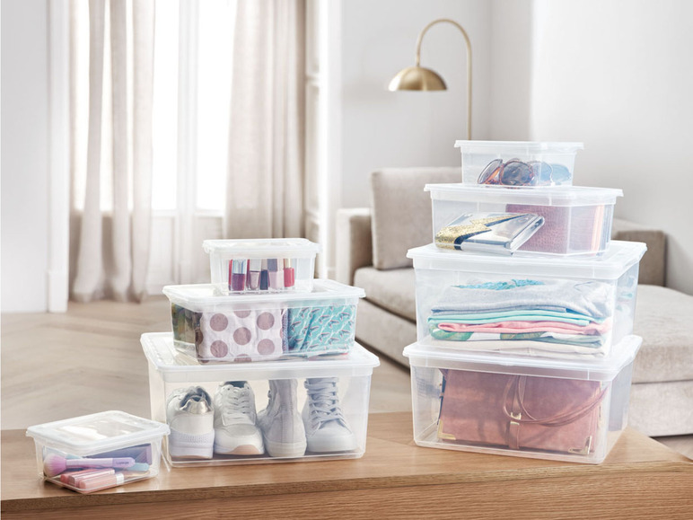 Aller en mode plein écran LIVARNO home Boîtes de rangement, set de 8 boîtes, empilables - Photo 5